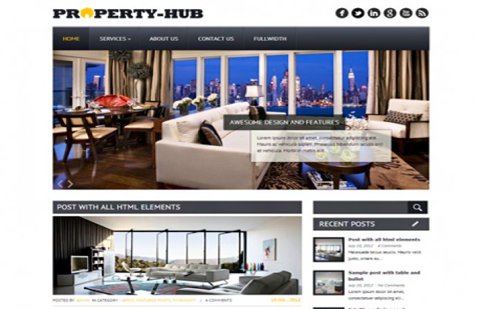 PropertyHub WordPress Theme