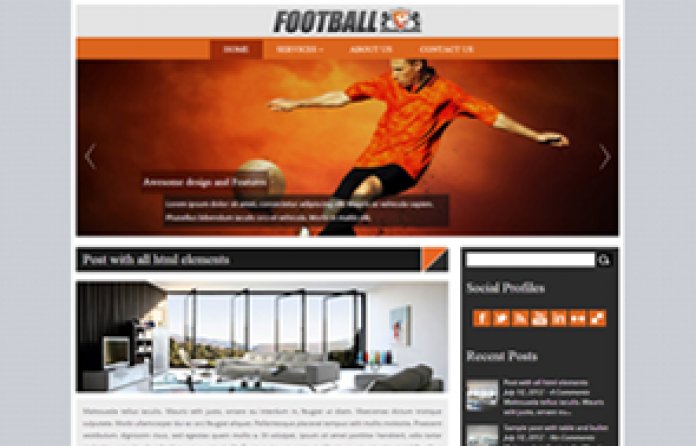 Football WordPress Theme