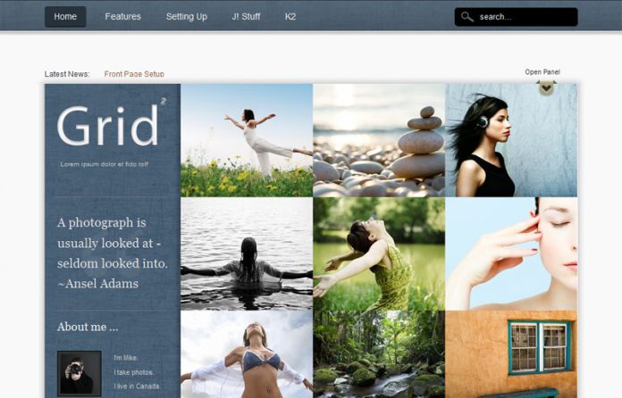  Grid2 - Magazine photography template 