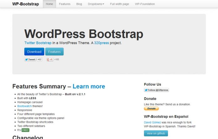 WordPress Bootstrap