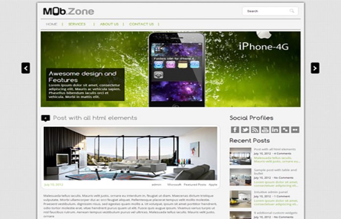 MobZone WordPress Theme